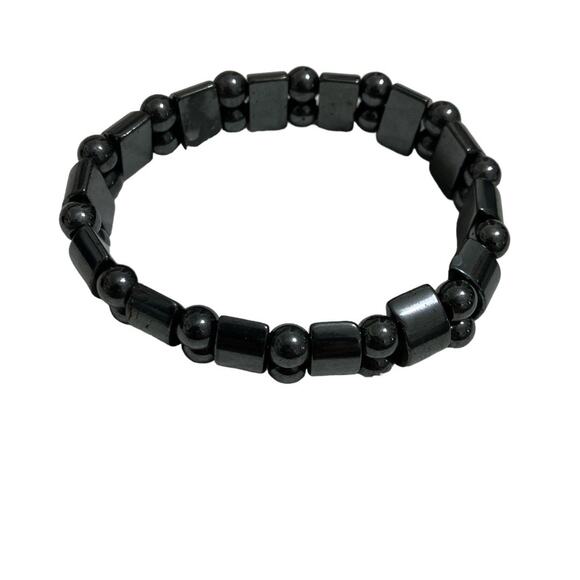 Andrew Christian Hematite Metallic Bracelet - Picture 1 of 5